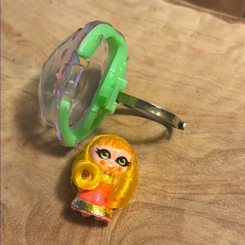 Vintage Liddle Kiddle Doll Heart Ring
